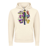Vintage Artic new orleans mardi gras streets Vintage Hoodie - MaliasSmallBusiness