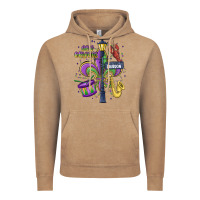 Vintage Coffee new orleans mardi gras streets Vintage Hoodie - MaliasSmallBusiness
