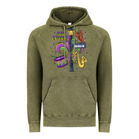 Vintage Olive new orleans mardi gras streets Vintage Hoodie - MaliasSmallBusiness