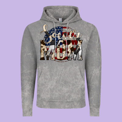 Soccer Mom Vintage Hoodie Designed By Jasminsmagicworld