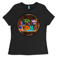 Black Dominican Republic car coaster Ladies Tee - AdoDesignShop