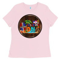 Bubblegum Pink Dominican Republic car coaster Ladies Tee - AdoDesignShop