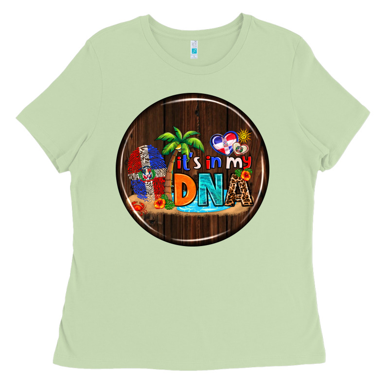 Dominican Republic Car Coaster Ladies Tee by AdoDesignShop | Teevron