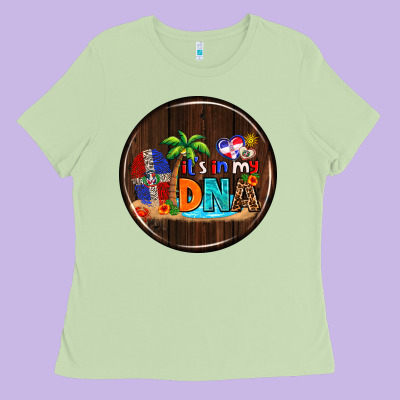 Dominican Republic Car Coaster Ladies Tee Designed By Adodesignshop