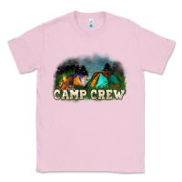 Bubblegum Pink camp crew Classic Tee - NancyCooperArtShop