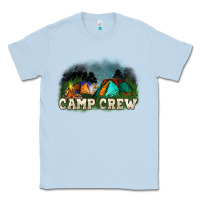 Dusty Blue camp crew Classic Tee - NancyCooperArtShop