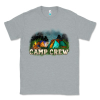 Heather Grey camp crew Classic Tee - NancyCooperArtShop