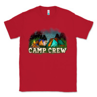 Red camp crew Classic Tee - NancyCooperArtShop
