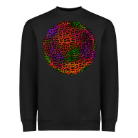 Black halloween round earrings 2 Heavyweight Sweatshirt - BundleAndBundleShop