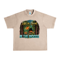 French Oak life is good in the woods Urban Heavy Tee - NancyCooperArtShop