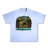 Grape Ice life is good in the woods Urban Heavy Tee - NancyCooperArtShop
