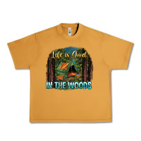 Peanut Butter life is good in the woods Urban Heavy Tee - NancyCooperArtShop