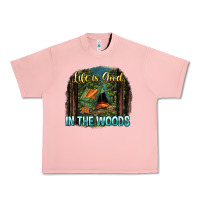 Salmon life is good in the woods Urban Heavy Tee - NancyCooperArtShop