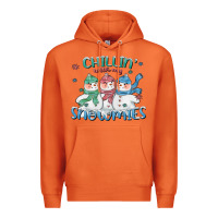 Carrot chillin with my snowmies Premium Hoodie - CowGirlArtShop