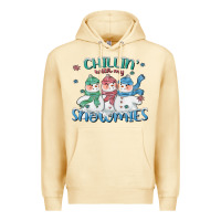 Pina Colada chillin with my snowmies Premium Hoodie - CowGirlArtShop