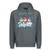Rock chillin with my snowmies Premium Hoodie - CowGirlArtShop