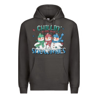 Smoke chillin with my snowmies Premium Hoodie - CowGirlArtShop