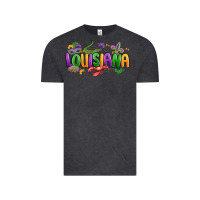 Vintage Black mardi gras louisiana Vintage Tee - MaliasSmallBusiness