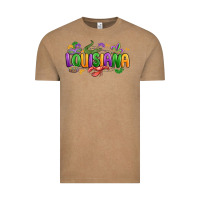 Vintage Coffee mardi gras louisiana Vintage Tee - MaliasSmallBusiness