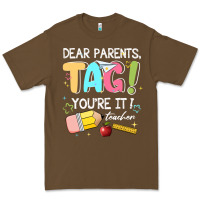 Cacao dear parents tag youare it teacher Premium Tee - JahusDesignShop
