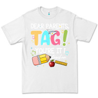 White dear parents tag youare it teacher Premium Tee - JahusDesignShop