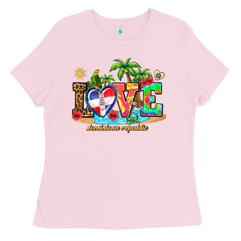 Love Dominican Republic Ladies Tee by AdoDesignShop | Teevron