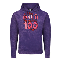 Cloud Purple i have loved my students 100 days Vintage Hoodie - MaliasSmallBusiness