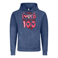 Vintage Denim i have loved my students 100 days Vintage Hoodie - MaliasSmallBusiness