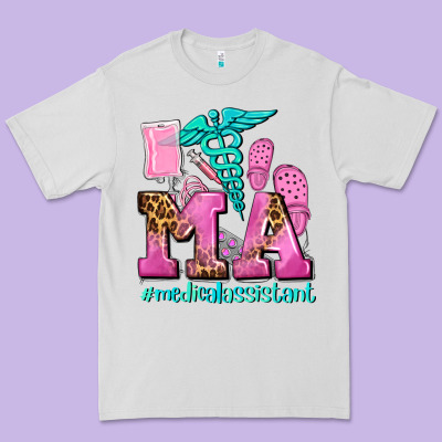 M A Medical Assistant Premium Tee Designed By Adodesignshop