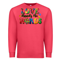 Cardinal Love needs no words Premium Sweatshirt - CowGirlArtShop