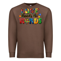 Chestnut Love needs no words Premium Sweatshirt - CowGirlArtShop