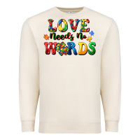 Sandshell Love needs no words Premium Sweatshirt - CowGirlArtShop