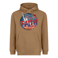 Toasted Coconut faith usa Heavyweight Hoodie - CowGirlArtShop