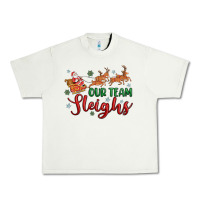 Pistachio our team sleigh Urban Heavy Tee - MaliasSmallBusiness