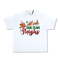 White our team sleigh Urban Heavy Tee - MaliasSmallBusiness