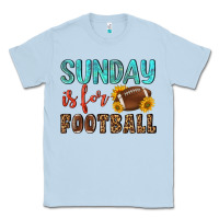 Dusty Blue sunday is for football Classic Tee - NancyCooperArtShop