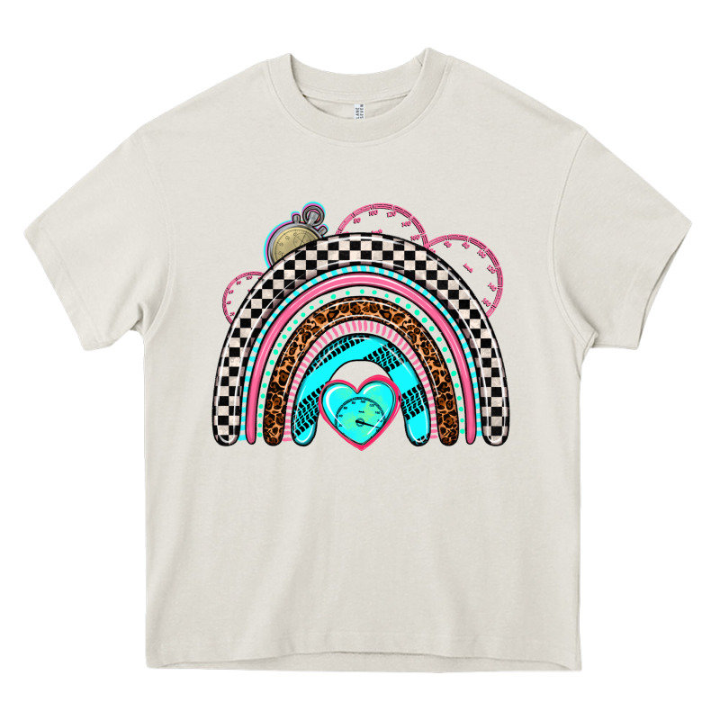 Race Rainbow Heavy Core Tee by AdoDesignShop | Teevron