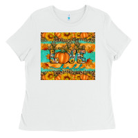 White love fall Ladies Tee - Artiststas
