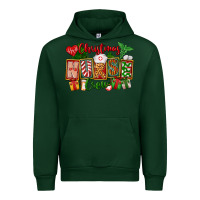 Forest Green Christmas Nurse Crew Urban Hoodie - FaDigitalArtStudio