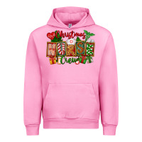 Fuchsia Pink Christmas Nurse Crew Urban Hoodie - FaDigitalArtStudio