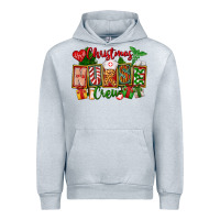 Heather Grey Christmas Nurse Crew Urban Hoodie - FaDigitalArtStudio