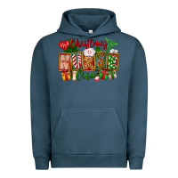 Pigment Midnight Navy Christmas Nurse Crew Urban Hoodie - FaDigitalArtStudio