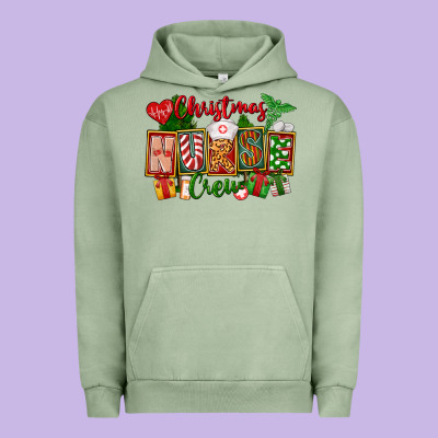 Christmas Nurse Crew Urban Hoodie Designed By Fadigitalartstudio