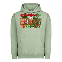 Pigment Oil Green Christmas Nurse Crew Urban Hoodie - FaDigitalArtStudio