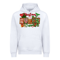 White Christmas Nurse Crew Urban Hoodie - FaDigitalArtStudio