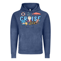 Vintage Denim cruise life sailor gnome Vintage Hoodie - MaliasSmallBusiness