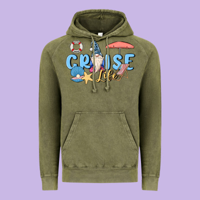 Cruise Life Sailor Gnome Vintage Hoodie Designed By Maliassmallbusiness