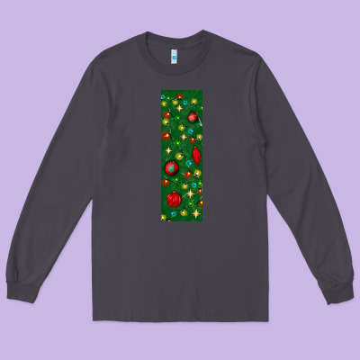 Christmas Pen Wraps Long Sleeve Tee Designed By Bundleandbundleshop
