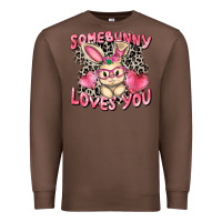 Chestnut Somebunny loves you Easter Day Premium Sweatshirt - CowGirlArtShop