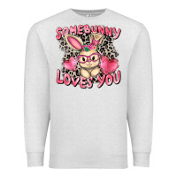 Oatmeal Heather Somebunny loves you Easter Day Premium Sweatshirt - CowGirlArtShop